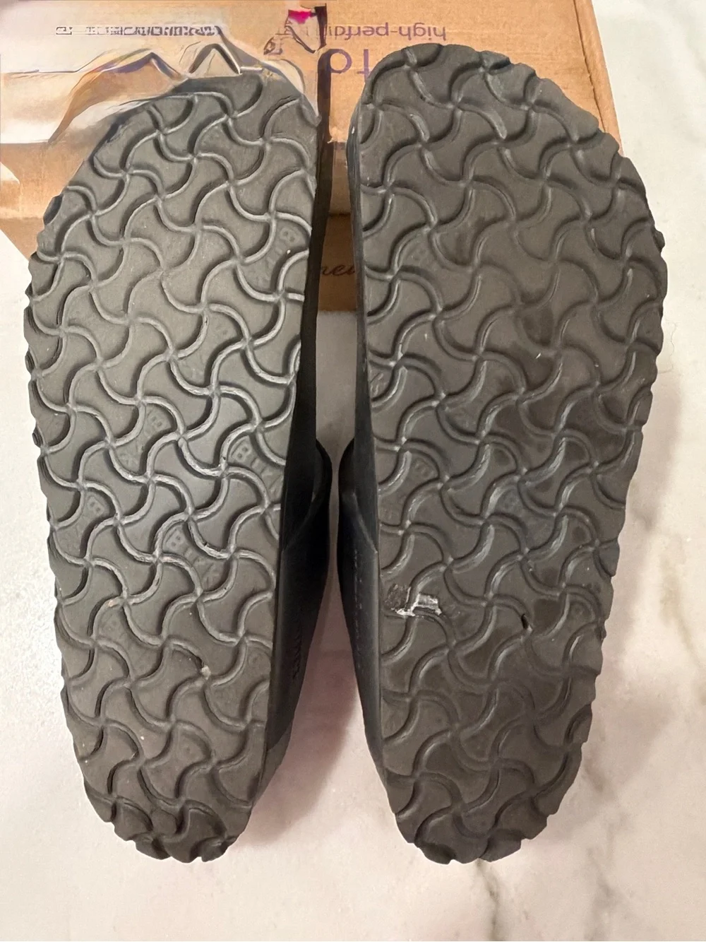 Birkenstock Women's Gizeh EVA Thong Sandal - Metallic Gray - Picture 4 of 5